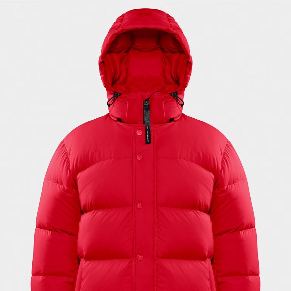 Aritzia Catalina Red Super Puff Mid Jacket 2XS